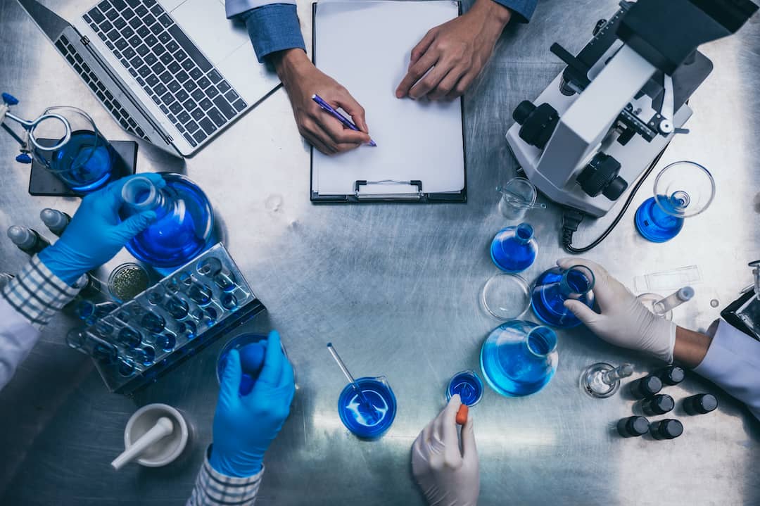 top-view-workspace-in-laboratory-with-microscope-2023-11-27-04-59-26-utc top-view-workspace-in-laboratory-with-microscope-2023-11-27-04-59-26-utc